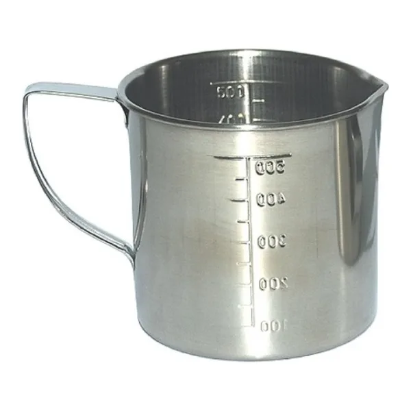 不銹鋼 寬口量杯 500 cc YM-0823