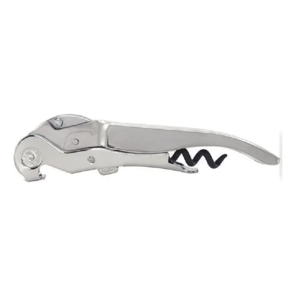 Pulltex ClickCut 縮回式兩段開瓶器 鍍鉻色