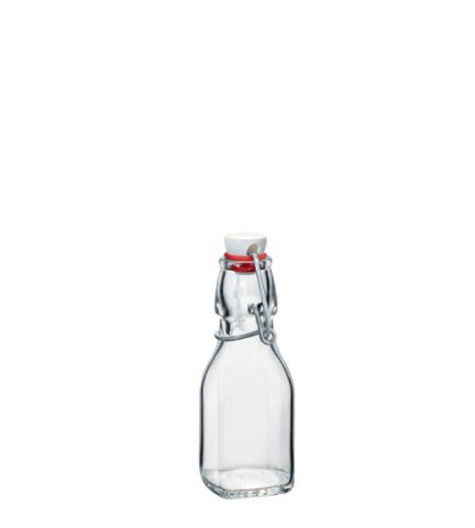 Bormioli Rocco Swing 扣式密封瓶 方型醃漬瓶(扣式密封) 125cc P314733