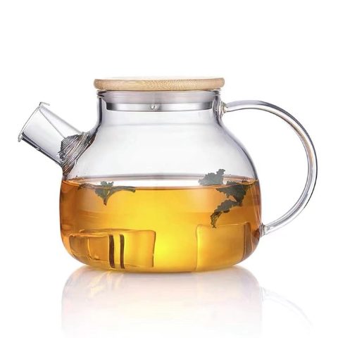 耐熱玻璃 玻璃花茶壺 耐熱壺 1L 1000cc HS-146M