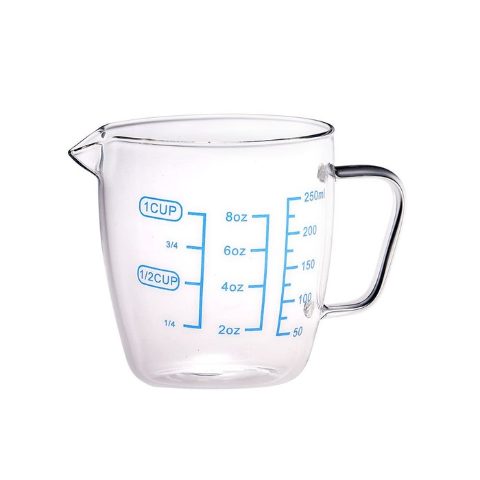 耐熱玻璃 耐熱量杯 耐熱手把量杯 250cc HS-331S
