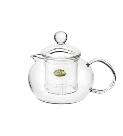 耐熱玻璃 玻璃花茶壺 流派花茶壺（中） 600cc K001MF
