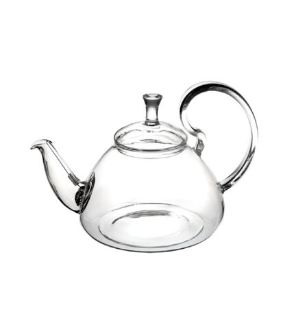 耐熱玻璃 玻璃花茶壺 風采逸仙壺（小） 400cc K026S