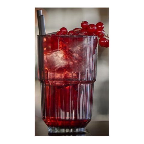 Crisal 冷飲杯 霧灰可疊冷飲杯 355cc CL-821413