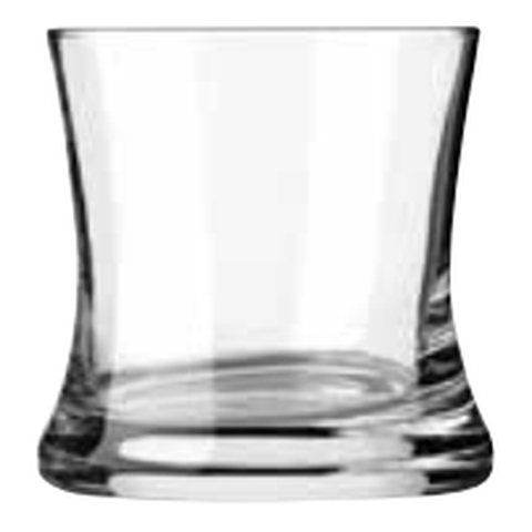 Libbey 紋路・可疊款 曲線 Rocks 杯 251cc L-1038