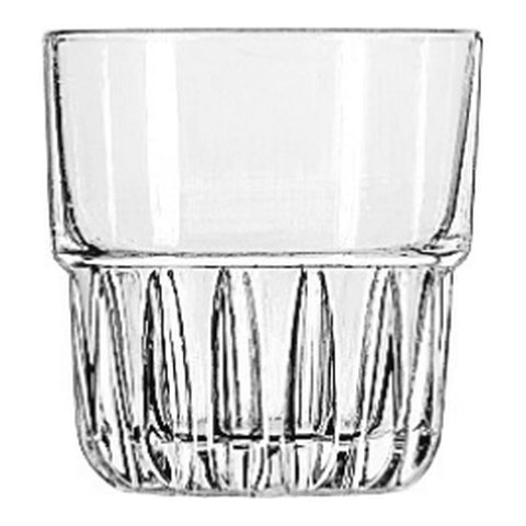 Libbey 紋路・可疊款 劍型威士忌杯 237cc L-15433