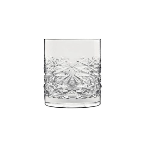 Luigi Bormioli 雕刻系列 紋理雕刻威士忌杯 380cc PM1017