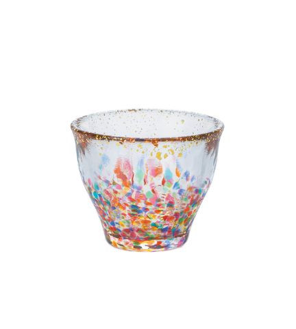 津輕玻璃 HANABI 金彩花火 金彩花火杯 85cc DF-71894
