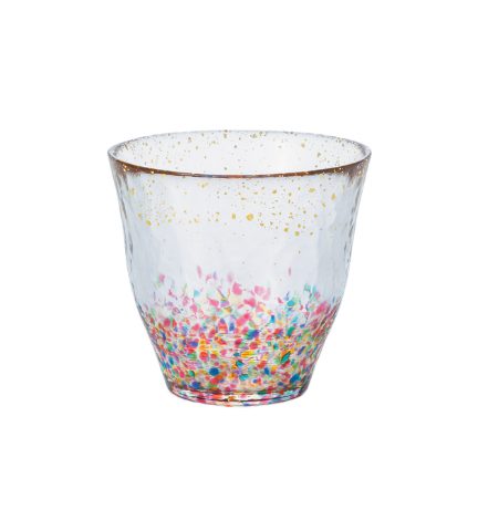 津輕玻璃 HANABI 金彩花火 金彩花火杯 330cc DF-71895