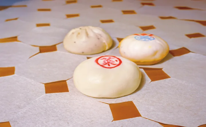 連續饅頭紙 整版鋪放包子
