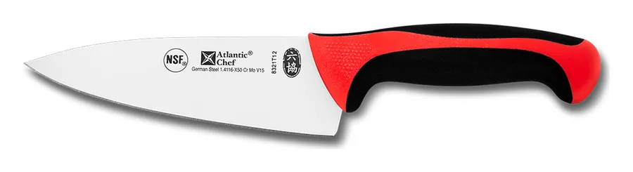 Atlantic Chef 西式彩色刀柄 主廚刀(分刀) 8321T12