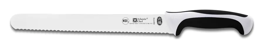 Atlantic Chef 西式彩色刀柄 有鋸齒薄片刀 8321T72